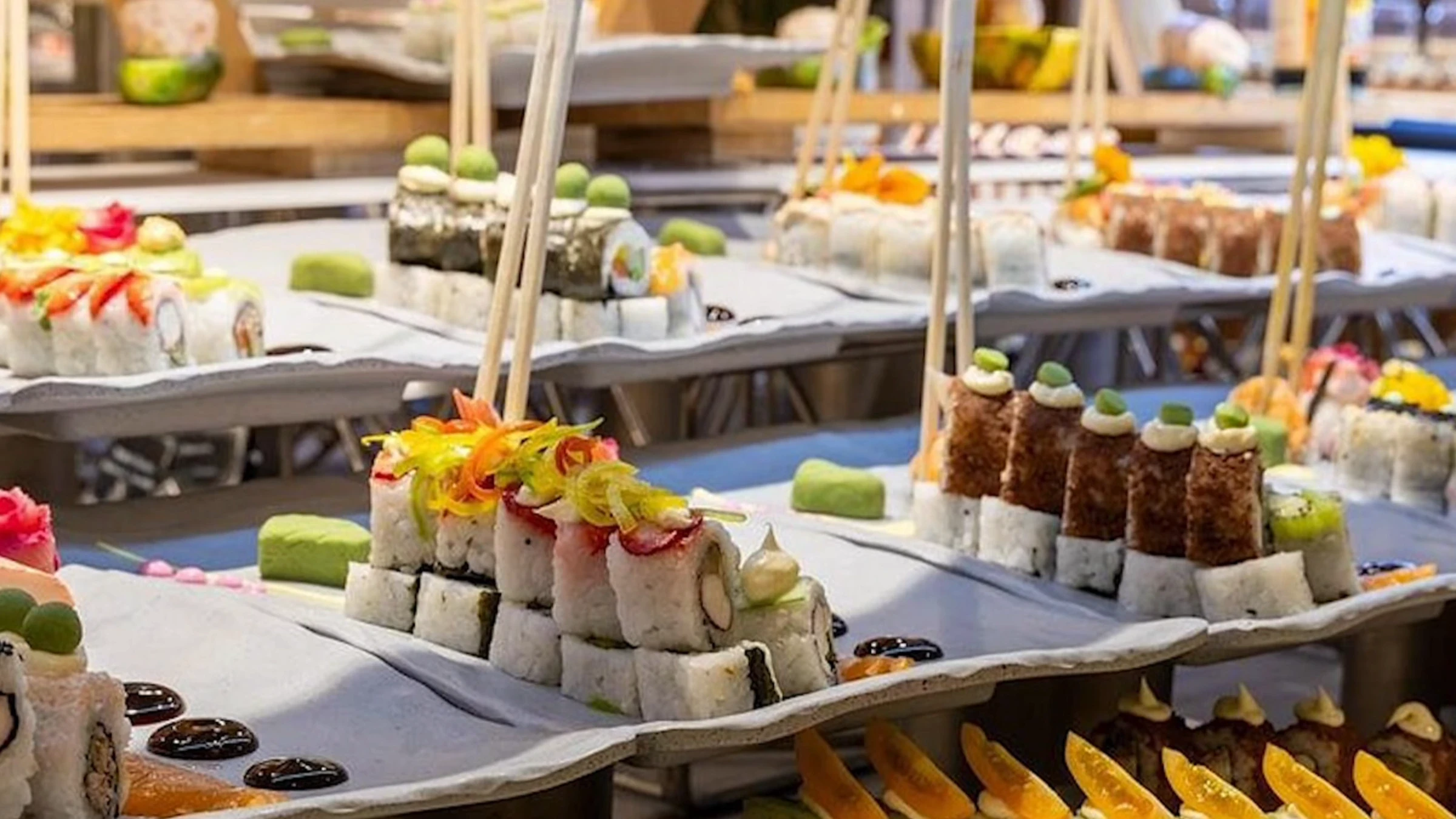 Buffet im Fort Arabesque The West Bay