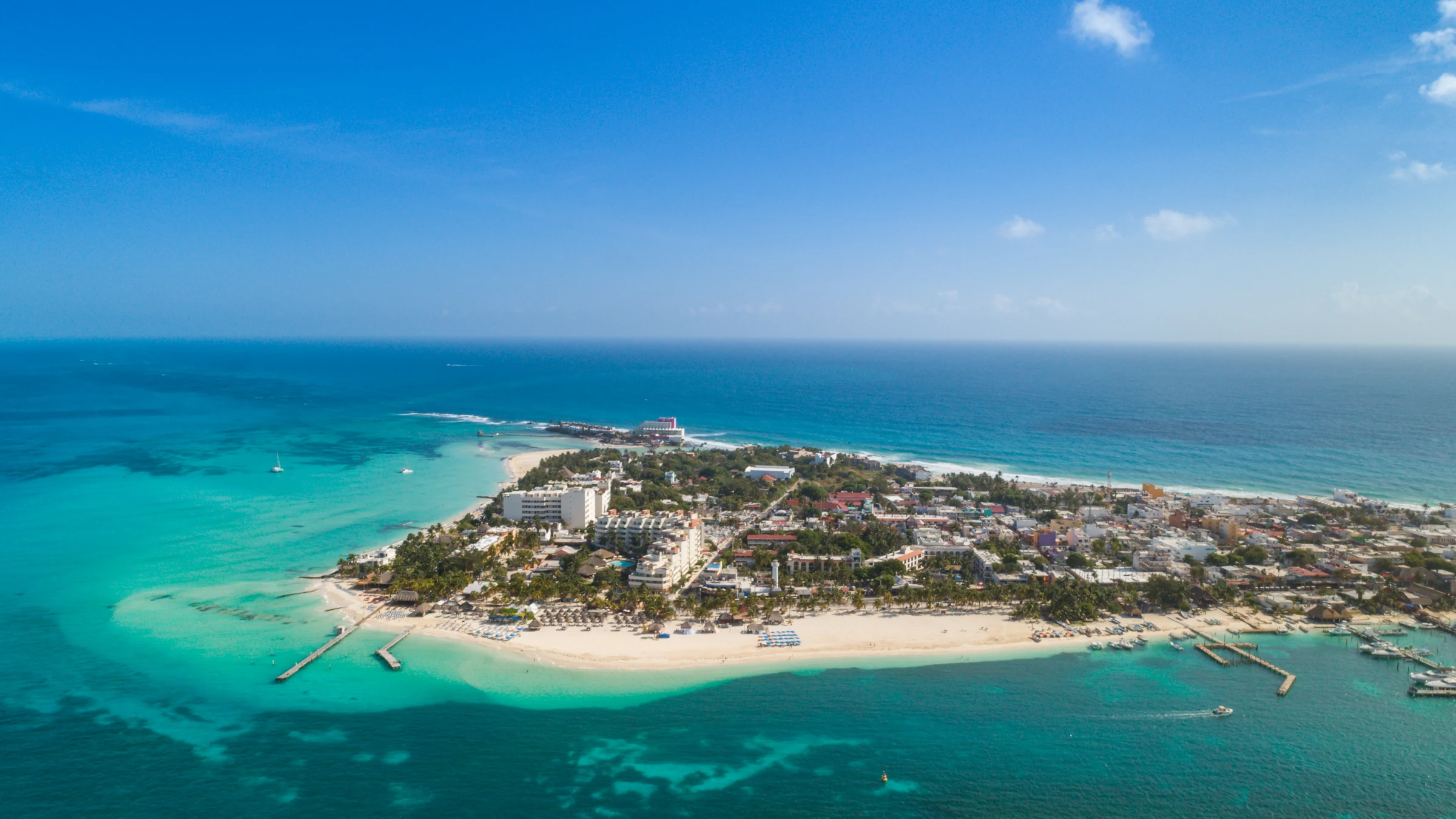 Küste von Isla Mujeres bei Cancún