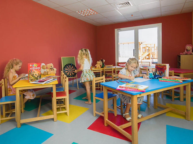 Kinderclub mit Spiel- und Bastelbereich im Jaz Aquaviva
