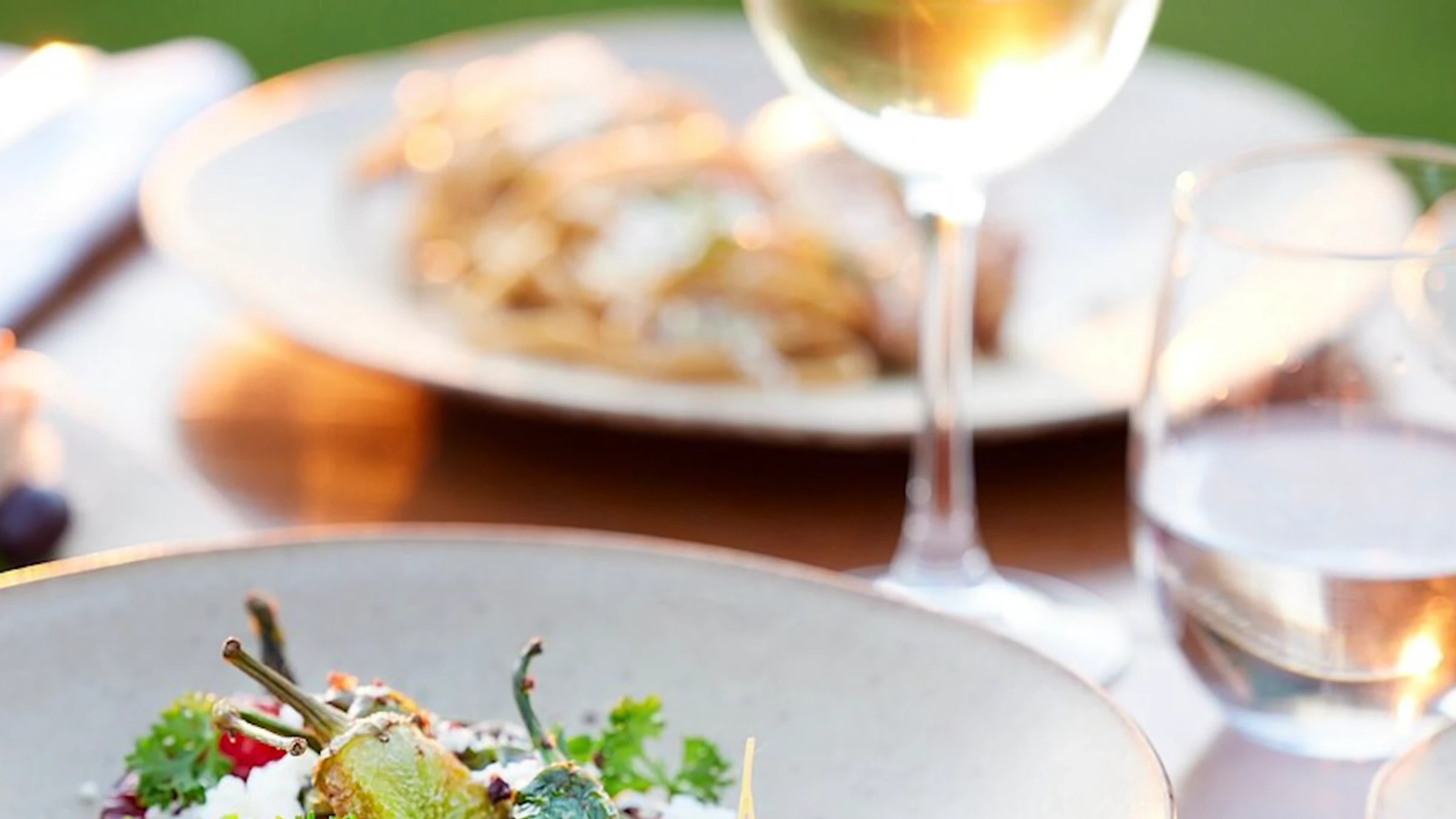 Gedeckter Restauranttisch