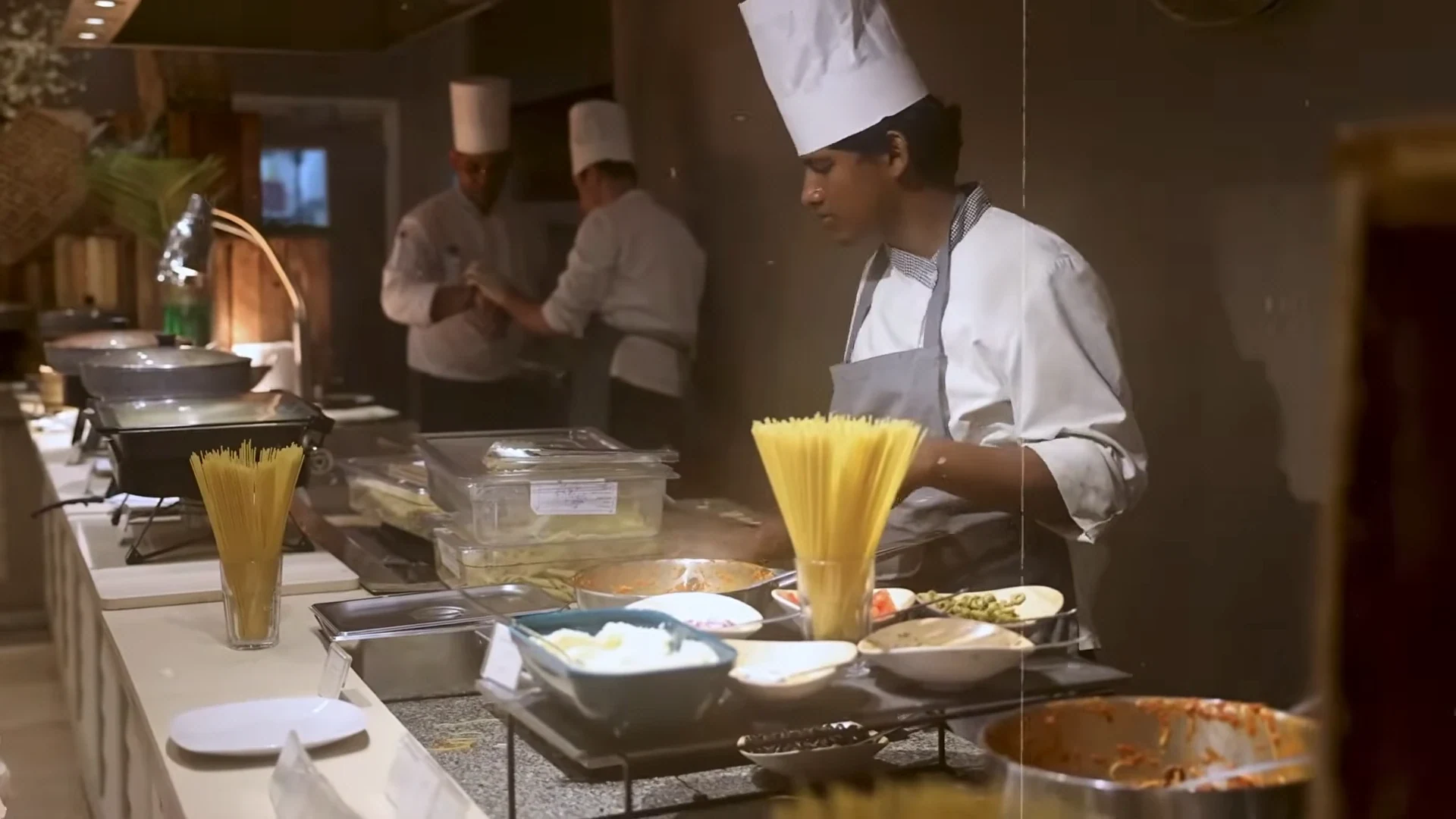 Live-Cooking im Zilwa Attitude