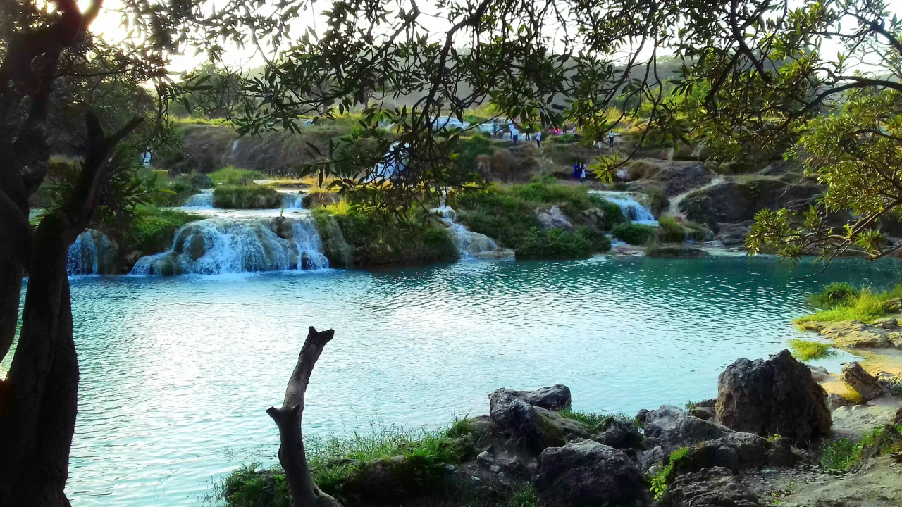 Wasserfälle im Wadi Darbat bei Salalah