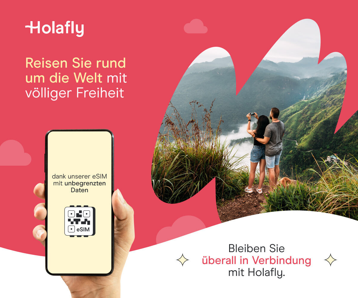 Holafly eSIM: weltweit online bleiben