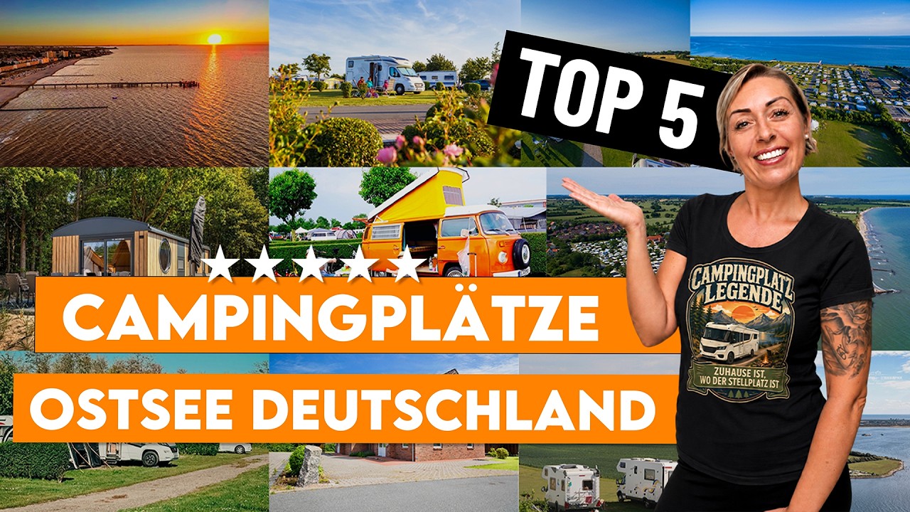 Vorschaubild zum ReisereiTV-Video: TOP 5 der besten Campingplätze an der Ostsee in Deutschland 2026!