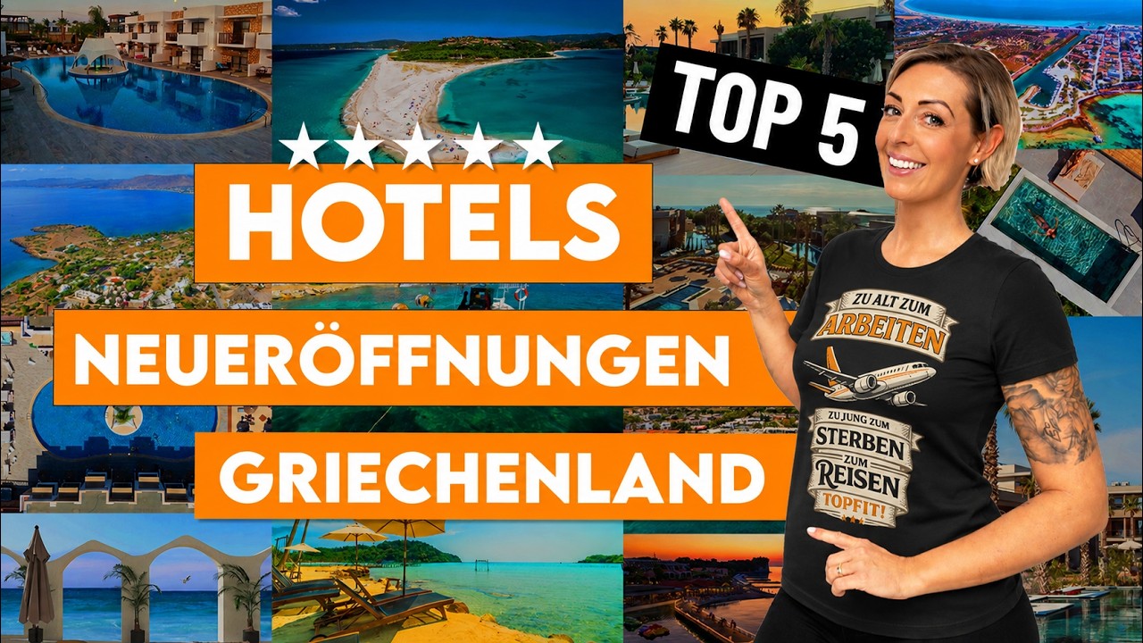 Vorschaubild zum ReisereiTV-Video: Top 5 Hotel Neueröffnungen in Griechenland 2026 | Griechenland Urlaub